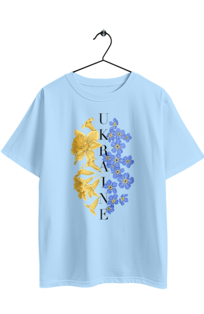 Oversized t-shirt with prints Ukraine flower 2. Cartridge, emblem of ukraine, freedom, green, i am ukrainian, i love ukraine, patriot, ukraine, war, war in ukraine. 2070702