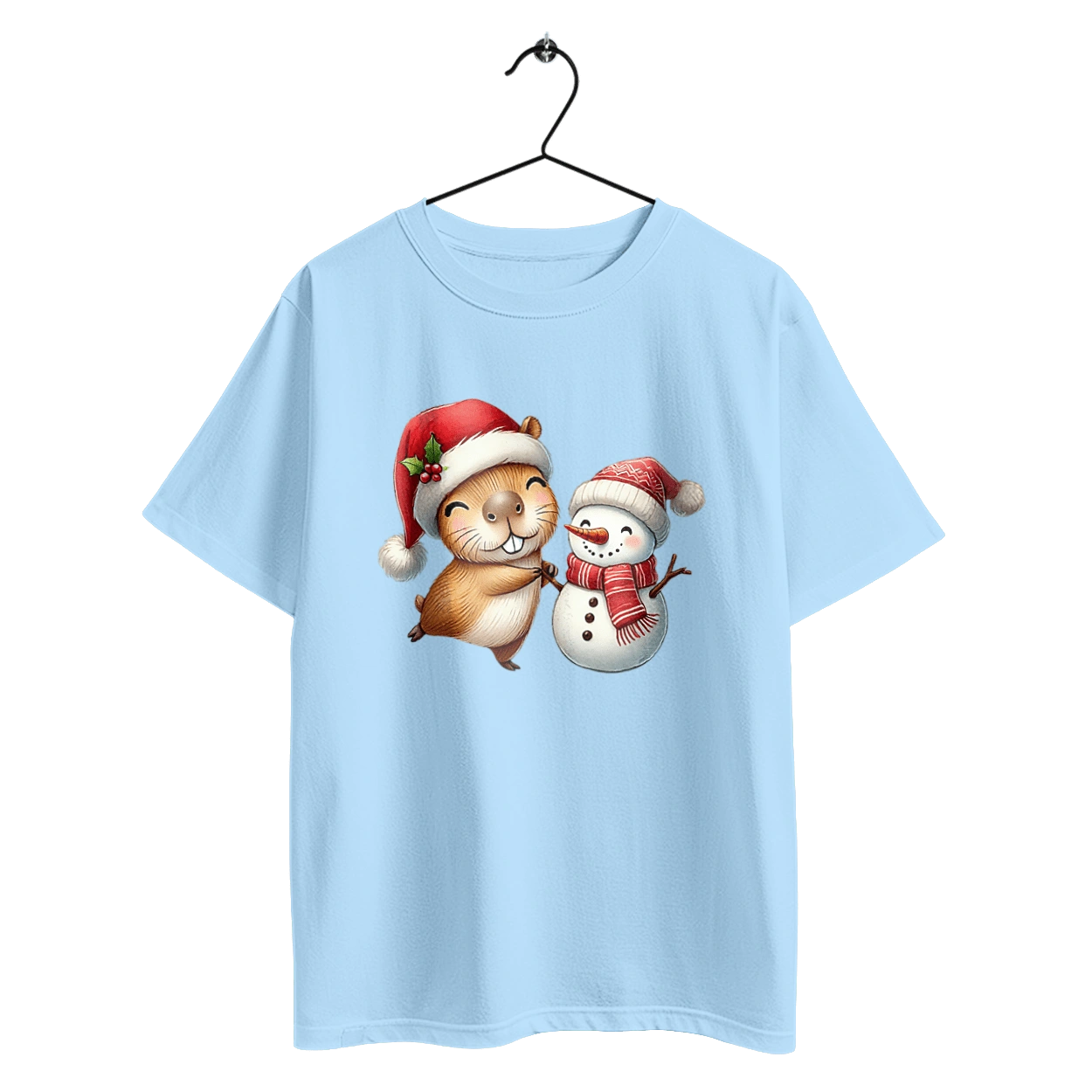 Capybara and Snowman