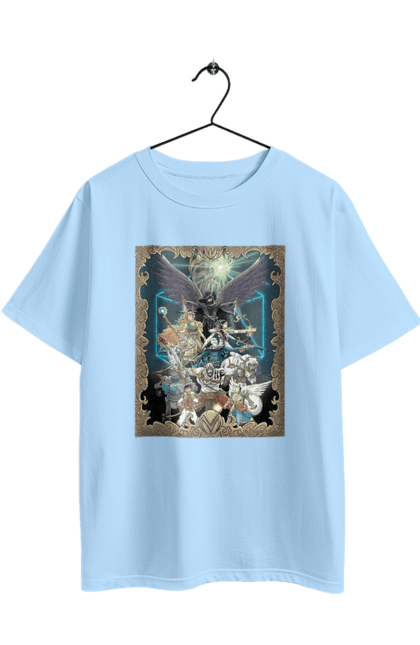 Футболка оверсайз с принтом Легенда вокс машина. Vox machina, вокс, вокс машина, машина, мультсериал, приключения, сериал, фентези. 2070702