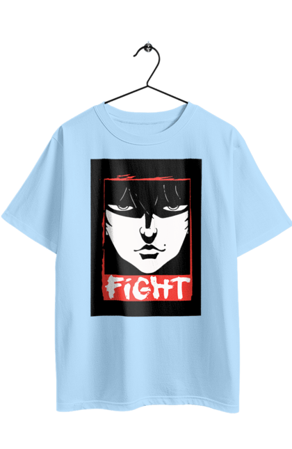 Футболка оверсайз з принтом "Боєць Баки". Anime, hanma baki, manga, аніме, боєць баки, бойові мистецтва, манга, серіал. 2070702