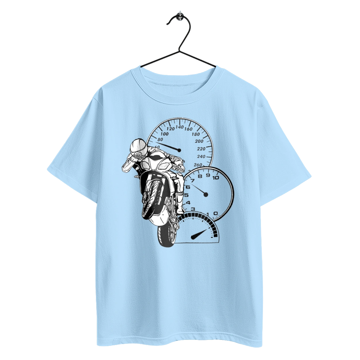 Motorcycle Speed Black