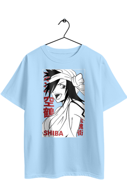 Футболка оверсайз з принтом "Бліч Куукаку Шиба". Anime, bleach, kūkaku shiba, manga, аніме, бліч, куукаку шиба, манга. 2070702