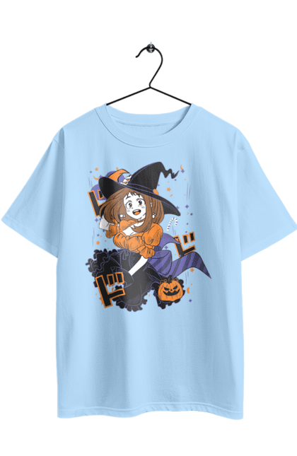 Футболка оверсайз с принтом Моя геройская академия Урарака. My hero academia, ochako, uraraka, uraraka ochako, академия юэй, аниме, манга, моя геройская академия, очако урарака, урарака. 2070702