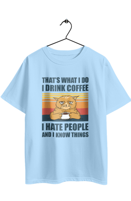 Футболка оверсайз з принтом "Невдоволений кіт". Angular, c, css, html, it, javascript, jquery, php, python, react, svelt, vue, айтишник, айті, гумор, код, кодувати, прогер, програміст, програмісти, ти ж, ти ж програміст, тиж програміст. 2070702