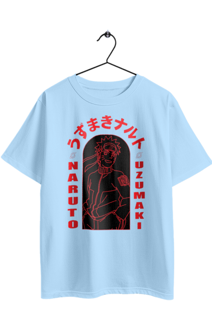Футболка оверсайз з принтом "Наруто". Naruto, аніме, манга, наруто, ніндзя, персонаж, серіал. 2070702