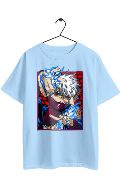 Футболка оверсайз с принтом Моя геройская академия Даби. Dabi, my hero academia, todoroki, toya todoroki, академия юэй, аниме, даби, манга, моя геройская академия, тойя тодороки. 2070702