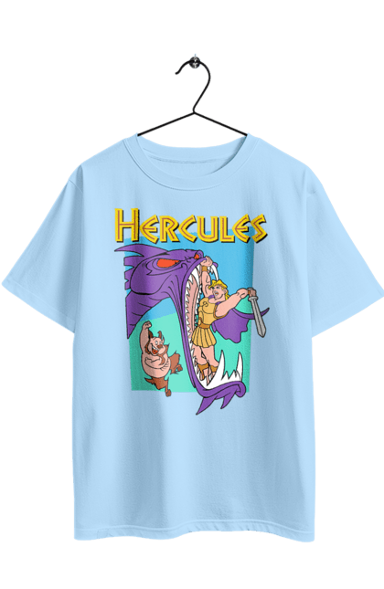 Футболка оверсайз з принтом "Геркулес". Hercules, геракл, геркулес, греція, міф, мультфільм. 2070702