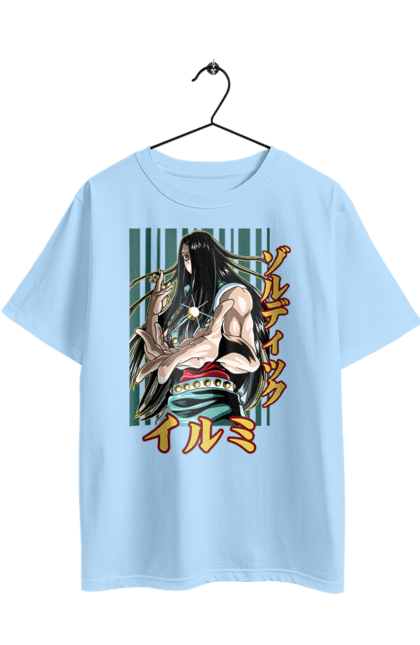 Oversized t-shirt with prints Hunter × Hunter Illumi Zoldyck. Anime, hunter, hunter × hunter, hunter hunter, illumi, illumi zoldyck, manga, zoldyck. 2070702