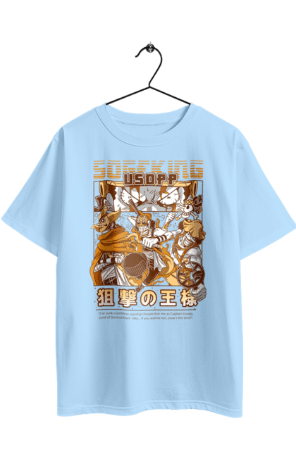 Футболка оверсайз з принтом "Ван Піс Усопп". One piece, usopp, аніме, ван пис, ван піс, манга, снайпер, усопп. 2070702