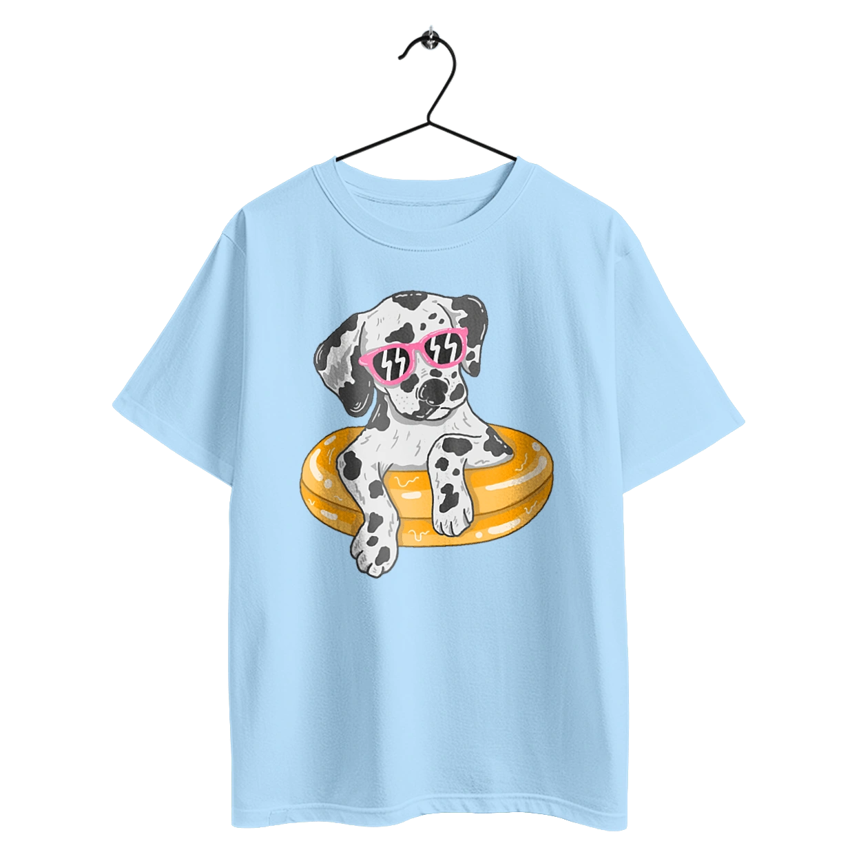 Dalmatian Swims In A Circle