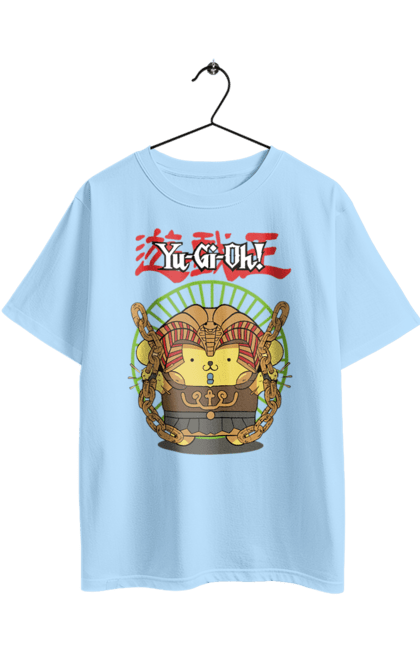 Футболка оверсайз з принтом "Yu Gi Oh! Помпомпурін". Hello kitty, pompompurin, yu gi oh, yu-gi-oh, аніме, бренд, персонаж, помпомпурін, хелло кітті. 2070702