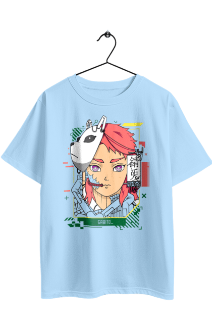 Футболка оверсайз з принтом "Винищувач Демонів Сабіто". Demon slayer, kimetsu no yaiba, sabito, аніме, винищувач демонів, манга, сабіто. 2070702