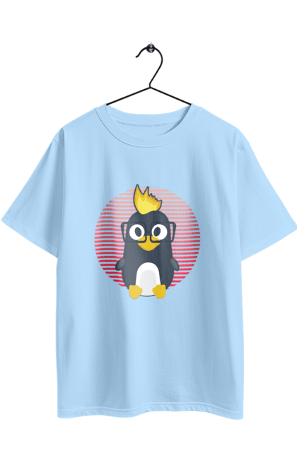 Футболка оверсайз з принтом "Лінукс". Айті, айтішнік, девелопер, іт, программіст, розробник. 2070702