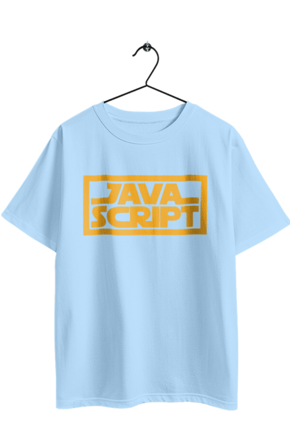 Oversized t-shirt with prints Java Script. Developer, for it specialist, for the programmer, it specialist, java script, programmer. 2070702