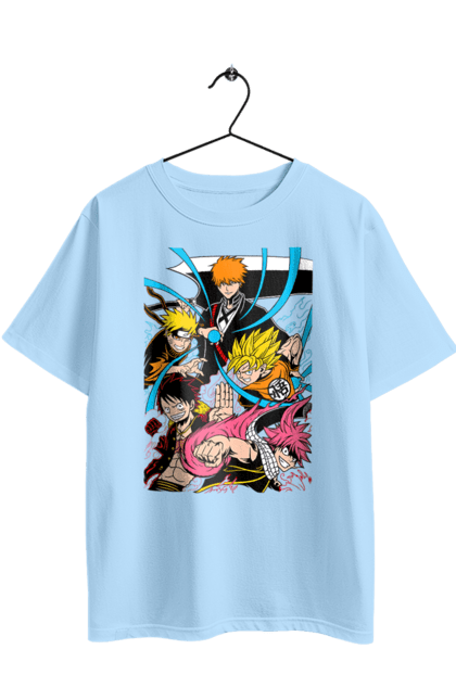 Футболка оверсайз з принтом "Аніме". Anime, manga, аніме, манга, ранобе, фандом. 2070702