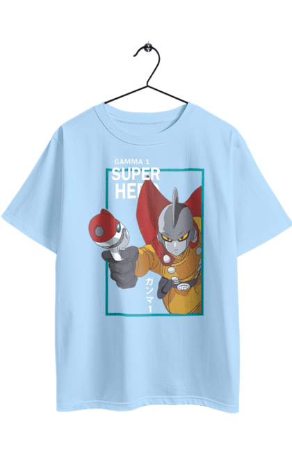 Oversized t-shirt with prints Dragon Ball Gamma 1. Anime, dragon ball, dragon ball superhero, gamma 1, manga, tv series. 2070702