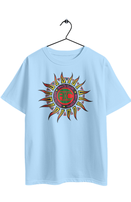 Футболка оверсайз с принтом Alice in Chains. Alice in chains, алиса в цепях, альтернативный метал, альтернативный рок, гранж, группа, музыка, рок, сладж-метал, хард-рок. 2070702