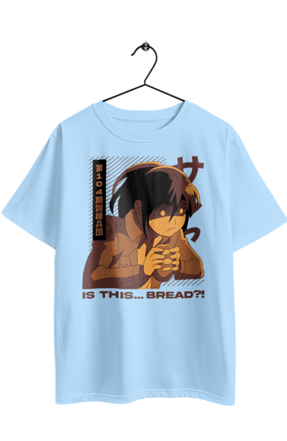 Oversized t-shirt with prints Attack on Titan Sasha. Anime, attack on titan, manga, sasha, sasha blouse, shingeki no kyojin, survey corps. 2070702