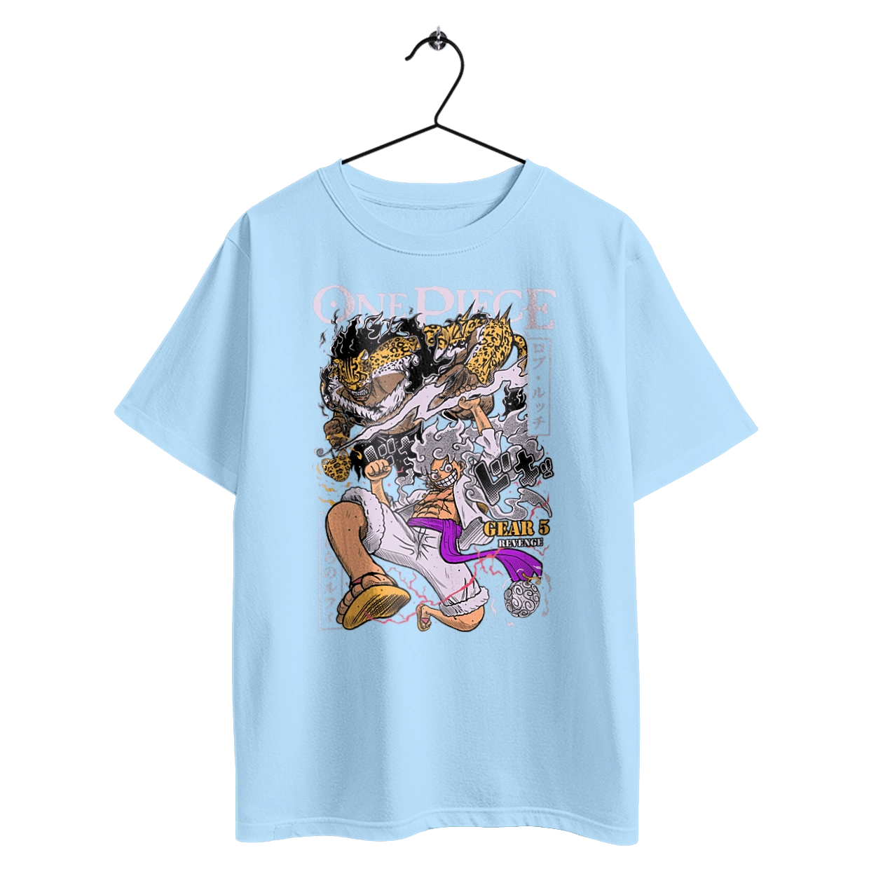 One Piece Rob Lucci and Luffy