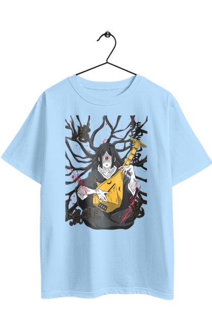 Футболка оверсайз з принтом "Винищувач Демонів Накіме". Demon slayer, kimetsu no yaiba, nakime, аніме, винищувач демонів, вища луна, дванадцять лун, демон, манга, накіме. 2070702