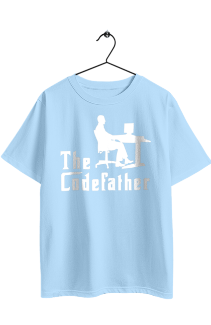 Oversized t-shirt with prints The Codefather. Code, codefather, developer, it specialist, java, javascript, php, programmer, python. 2070702