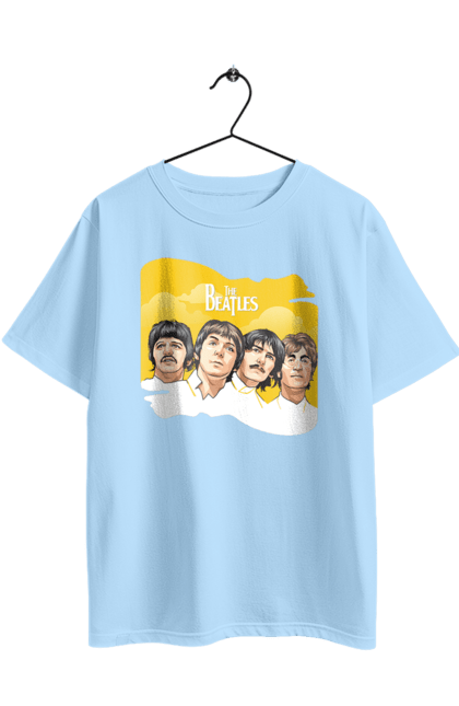 Oversized t-shirt with prints The Beatles. Beatles, george harrison, john lennon, liverpool four, music, paul mccartney, ringo starr. 2070702