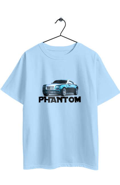 Футболка оверсайз з принтом "Ролс ройс". Авто, автомобіль, люкс клас, ролс ройс, седан, фантом. 2070702