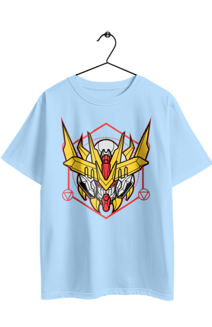 Футболка оверсайз з принтом "Гандам Barbatos Lupus Rex". Asw g 08, barbatos lupus rex, gundam, аніме, відеогра, війна, гандам, гра, манга, робот. 2070702