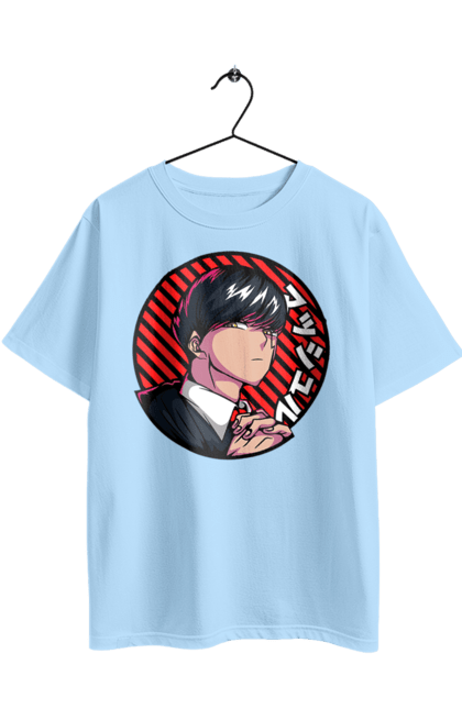 Футболка оверсайз з принтом "Магія та мʼязи Меш Берндед". Mash burnedead, комедія, магія та м`язи, магія та мʼязи, манга, меш, меш берндед, пригоди. 2070702