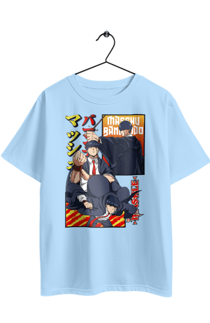 Футболка оверсайз з принтом "Магія та мʼязи Меш Берндед". Mash burnedead, комедія, магія та м`язи, магія та мʼязи, манга, меш, меш берндед, пригоди. 2070702