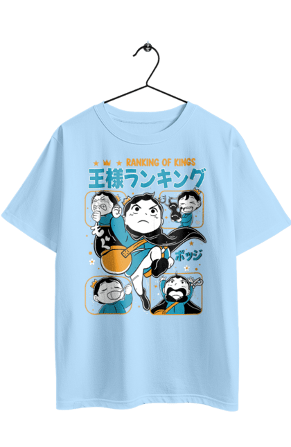 Футболка оверсайз з принтом "Рейтинг короля Бодзі". Bojji, ousama ranking, аніме, бодзі, король, манга, рейтинг короля. 2070702