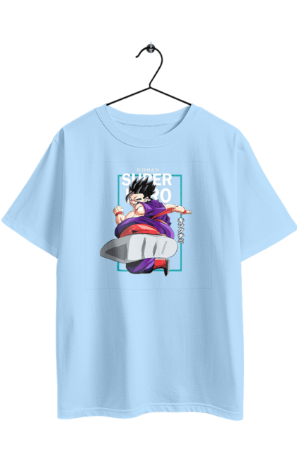 Oversized t-shirt with prints Dragon Ball Gohan. Anime, dragon ball, dragon ball superhero, gohan, manga, son gohan, tv series. 2070702