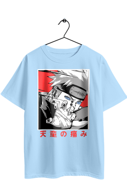Oversized t-shirt with prints Naruto Yahiko. Akatsuki, anime, character, manga, naruto, ninja, pain, tv series, yahiko. 2070702
