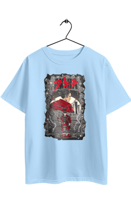 Футболка оверсайз з принтом "Акіра". Akira, shotaro kaneda, tetsuo shima, акіра, аніме, кіберпанк, тецуо шима, шьотаро канеда. 2070702
