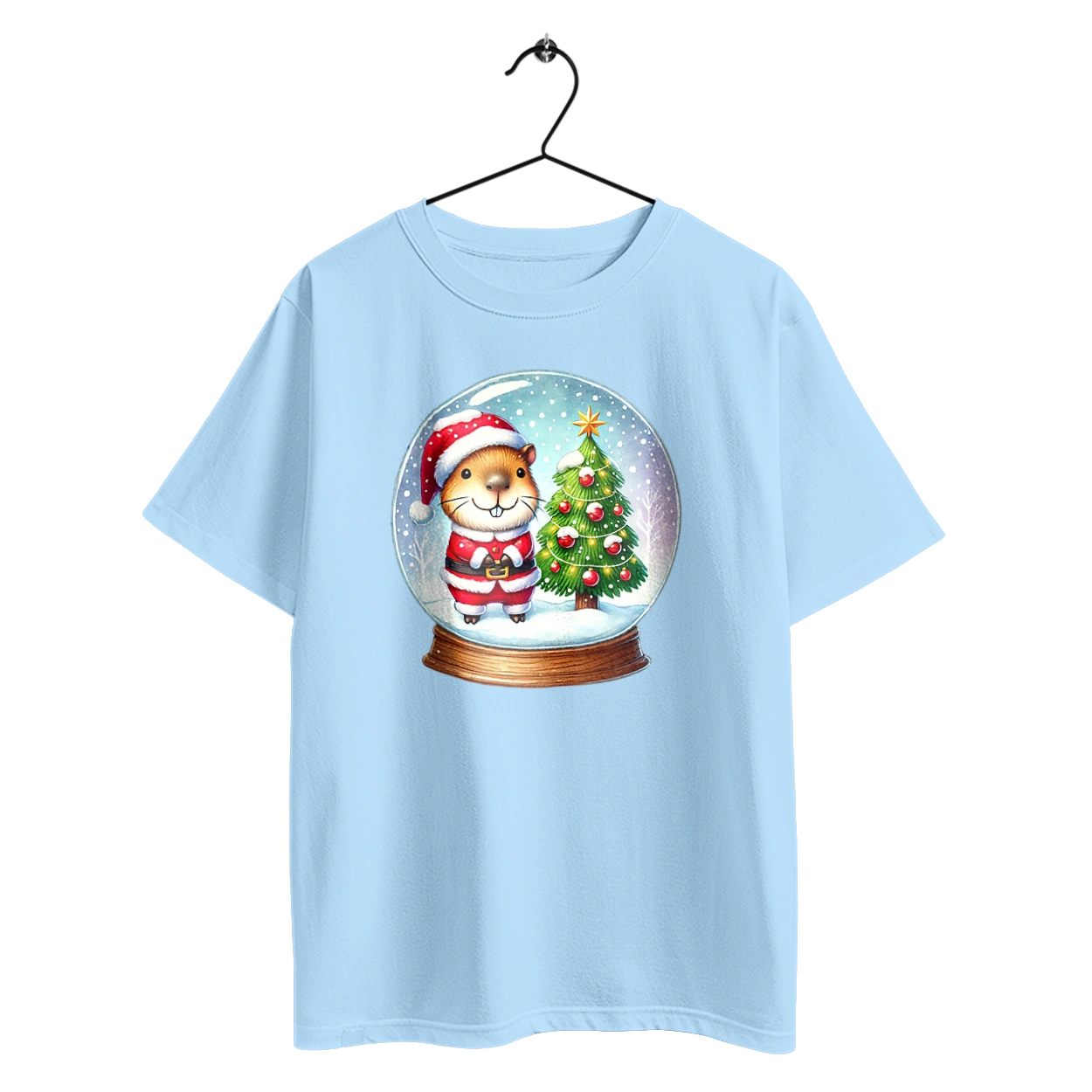 Рождественская капибара с ёлкой