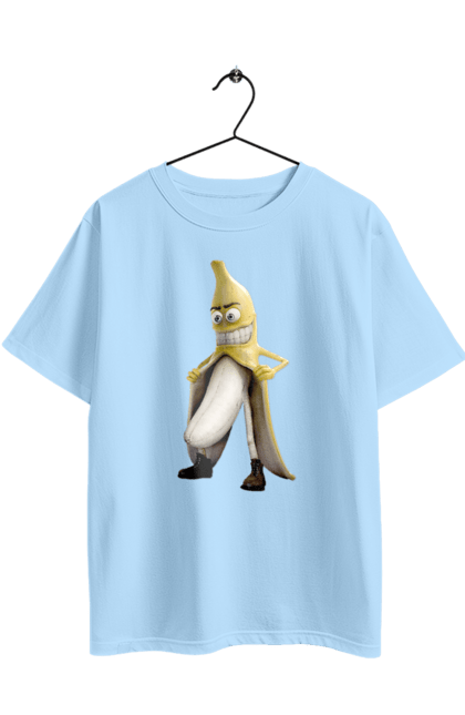 Футболка оверсайз з принтом "Банан". Банан, секс, смех, шутка, эксгибиционист. 2070702
