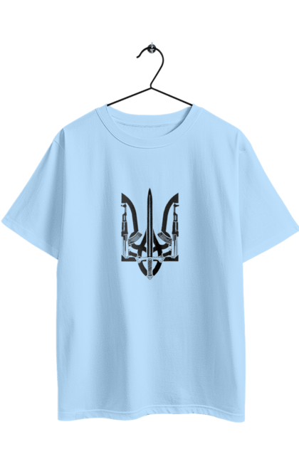 Футболка оверсайз з принтом "Герб України". Аграрії, арестович, війна, все, герб україни, герої, зелений, зупиніть війну, иди нахуй, кім, мир, мрія, ні війні, орда, орки, примара києва, птн пнх, путін хуйло, російський військовий корабель, слава україні, україна, чорнобаївка. 2070702