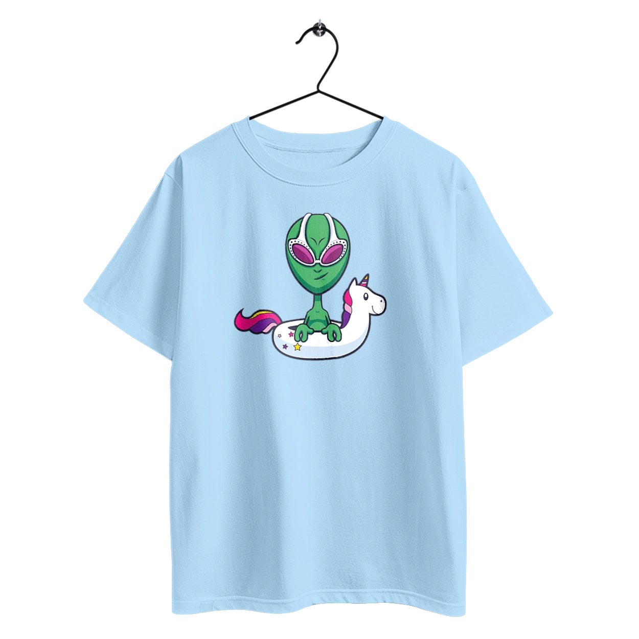 Alien Floats In A Circle