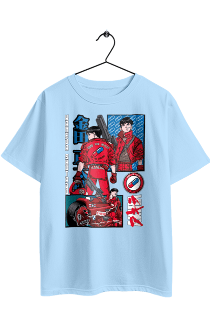 Футболка оверсайз з принтом "Акіра Шьотаро Канеда". Akira, shotaro kaneda, акіра, кіберпанк, шьотаро канеда. 2070702