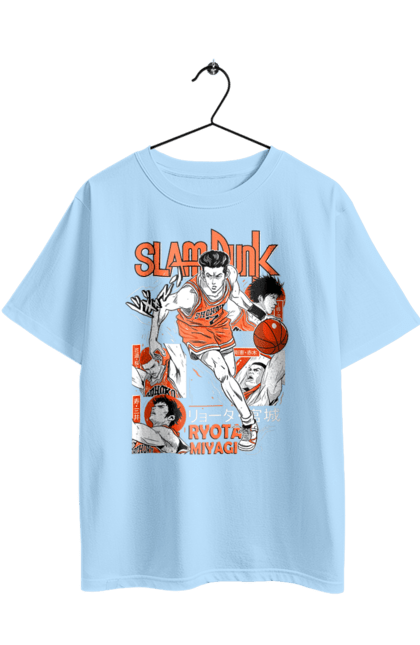 Oversized t-shirt with prints Ryota Miyagi. Anime, basketball, comedy, manga, ryota miyagi, school, shonen, slam dunk, sports anime. 2070702