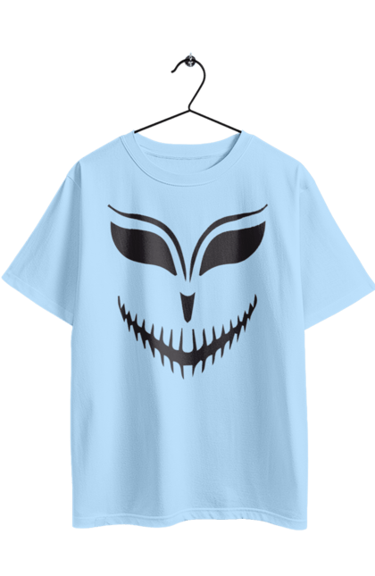 Oversized t-shirt with prints Halloween pumpkin face. Costume, halloween, holiday, october, october 31, pumpkin, scary, sweets, trick or treat. 2070702