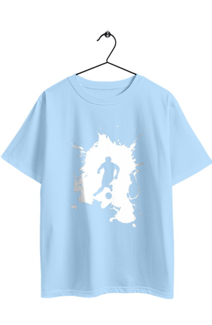 Oversized t-shirt with prints Football in the heart. Ball, championship, football, goal, sport, team, tournament, ukraine, victory. 2070702