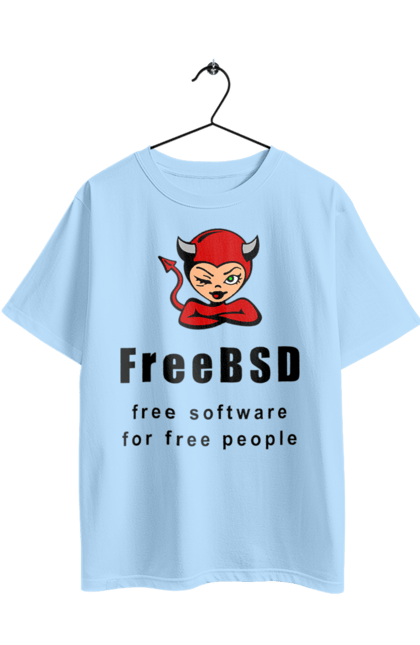 Футболка оверсайз з принтом "Freebsd Для Вільних". Bsd, freebsd, unix, адміністратор, айті, айтішник, безкоштовна, безкоштовно, бестія, вільна, демон, демонесса, доступність, незалежність, операційна система, ос, програміст, програмне забезпечення, свобода, сисадмін, система, системний адміністратор, софт, текст, червоний, чорний. 2070702