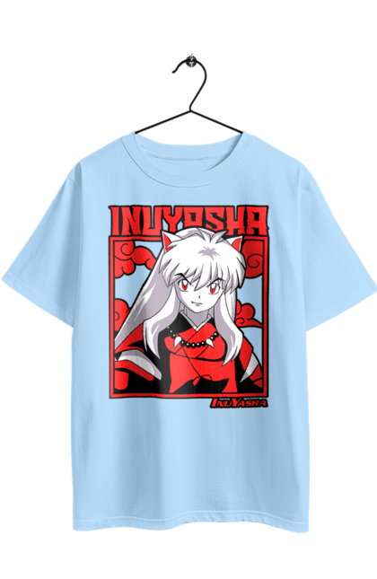 Футболка оверсайз з принтом "Inuyasha". Anime, inuyasha, manga, rumiko takahashi, аніме, демон охоронець, манга, руміко такахасі. 2070702