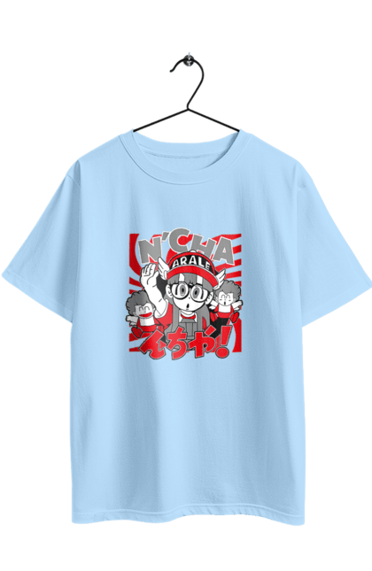 Oversized t-shirt with prints Dr. Slump Arale Norimaki. Anime, arale norimaki, doctor slump, dr. slump, manga. 2070702