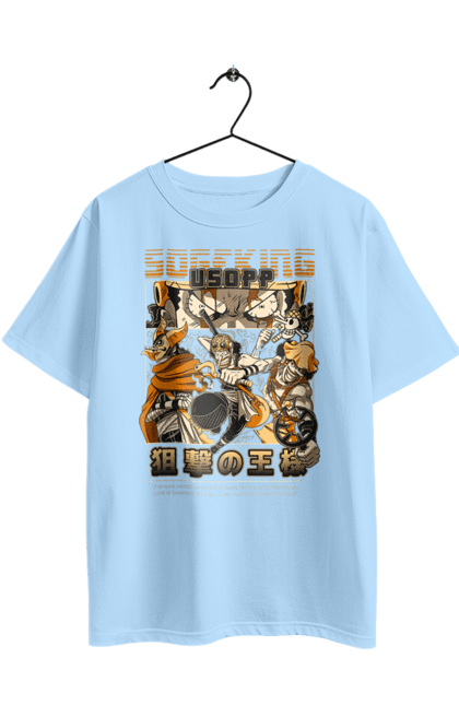 Футболка оверсайз з принтом "Ван Піс Усопп". One piece, usopp, аніме, ван пис, ван піс, манга, снайпер, усопп. 2070702