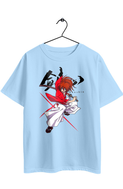 Oversized t-shirt with prints Rurouni Kenshin Himura. Anime, himura kenshin, kenshin himura, manga, rurouni kenshin, samurai, samurai x. 2070702