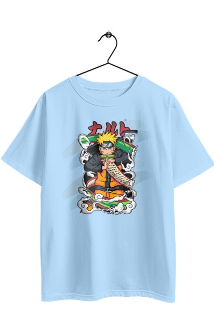 Футболка оверсайз с принтом Наруто. Naruto, аниме, манга, наруто, ниндзя, персонаж, сериал. 2070702