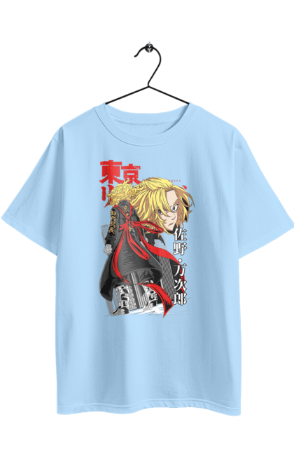 Футболка оверсайз з принтом "Токійські месники Майкі". Tokyo revengers, аніме, майкі, манга, манджиро сано, серіал, токійска свастика, токійські месники, фільм. 2070702