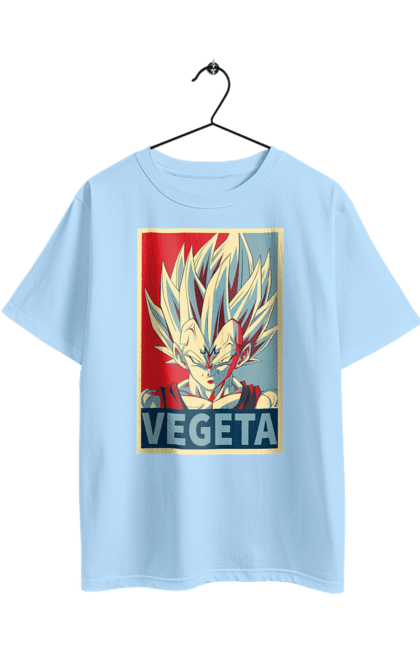 Футболка оверсайз з принтом "Перли дракона Вегета". Anime, dragon ball, goku, manga, vegeta, аніме, вегета, гоку, манга, перли дракона. 2070702